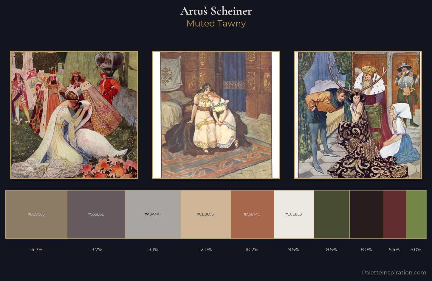 Artu Scheiner Palette 6 — Muted Tawny