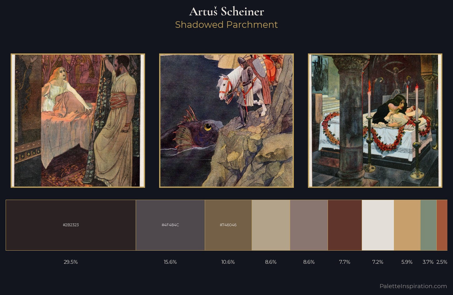 Artu Scheiner Palette 7 — Shadowed Parchment