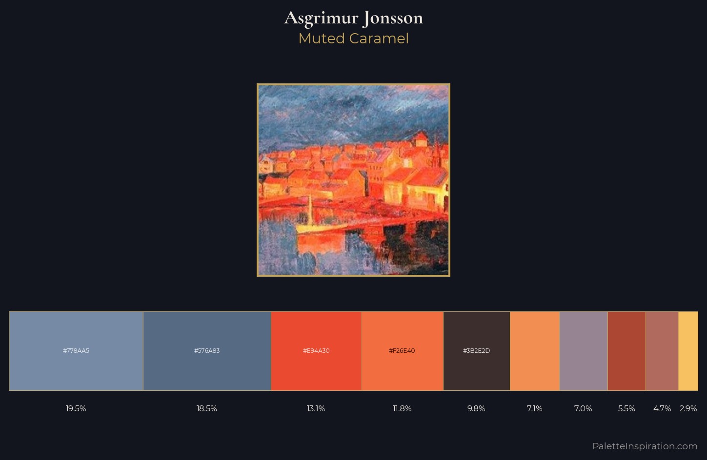Asgrimur Jonsson Palette 2 — Muted Caramel