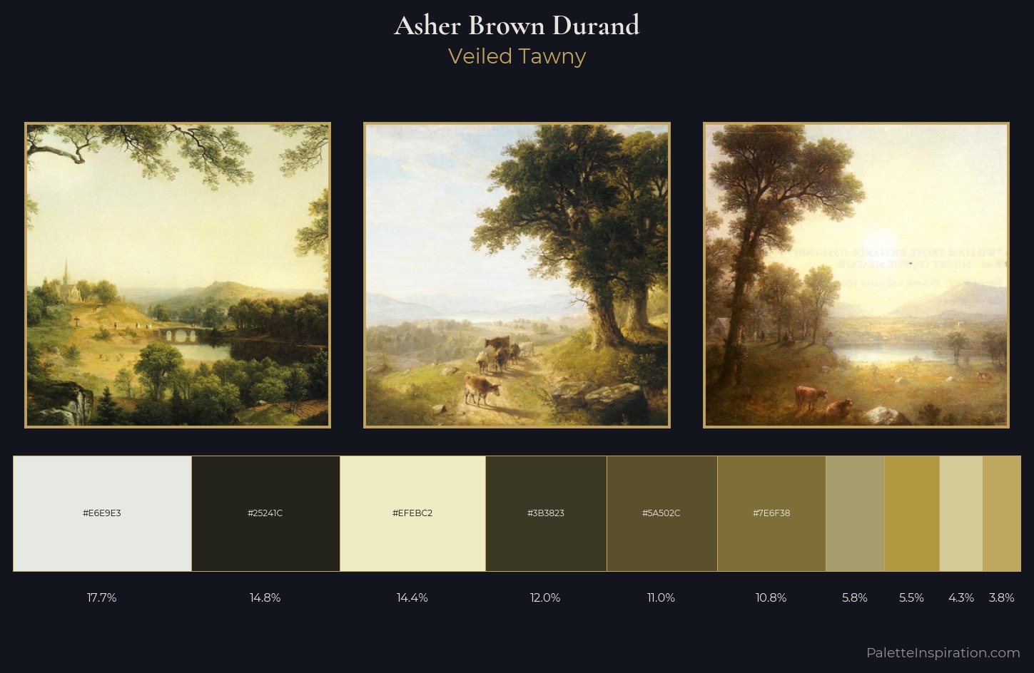 Asher Brown Durand Palette 1 — Veiled Tawny