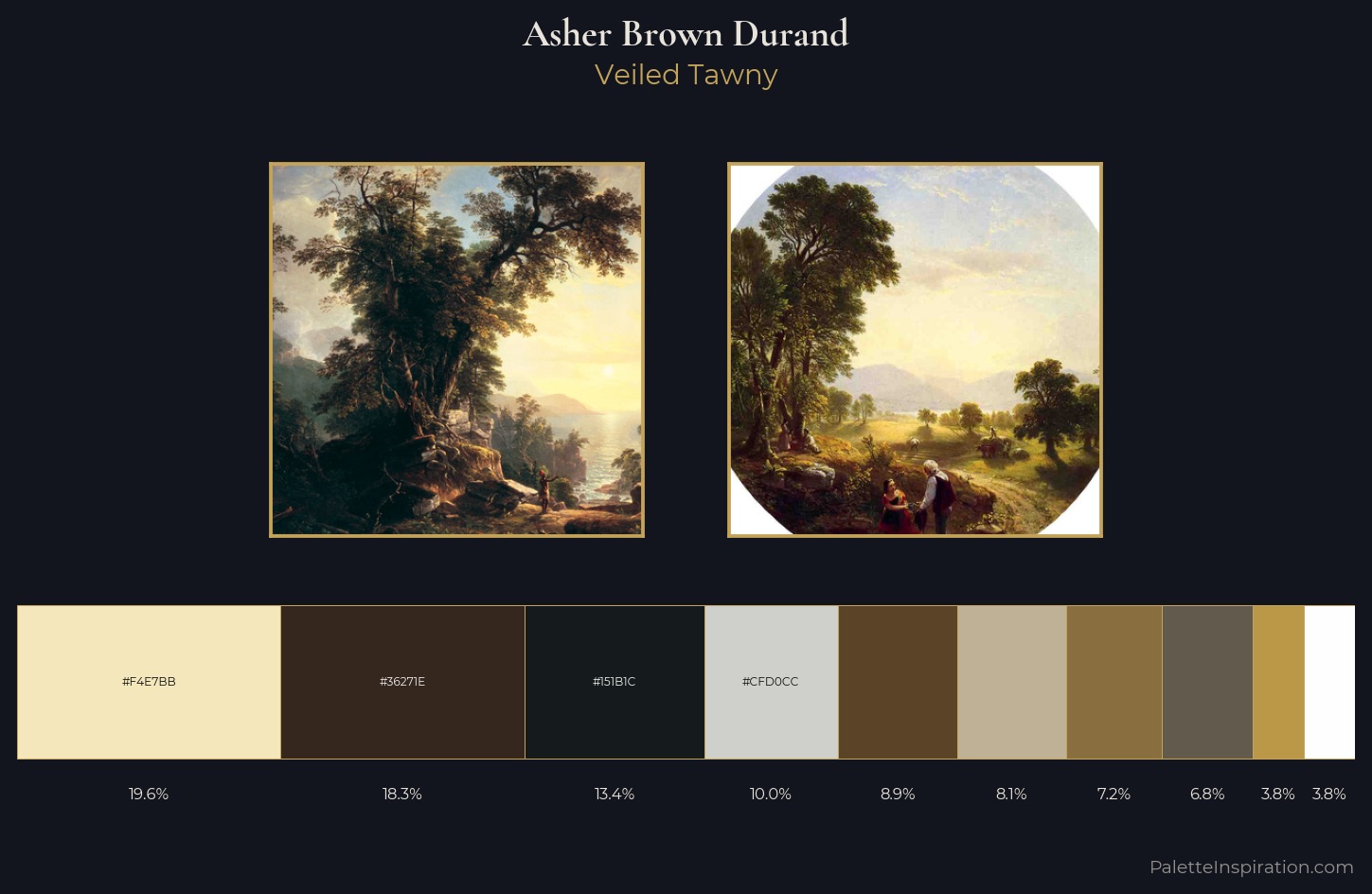 Asher Brown Durand Palette 2 — Veiled Tawny