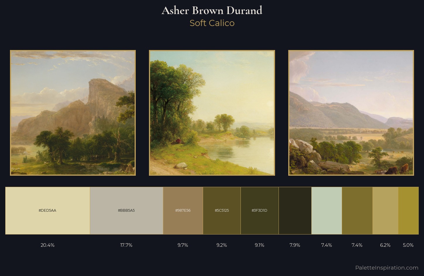 Asher Brown Durand Palette 4 — Soft Calico
