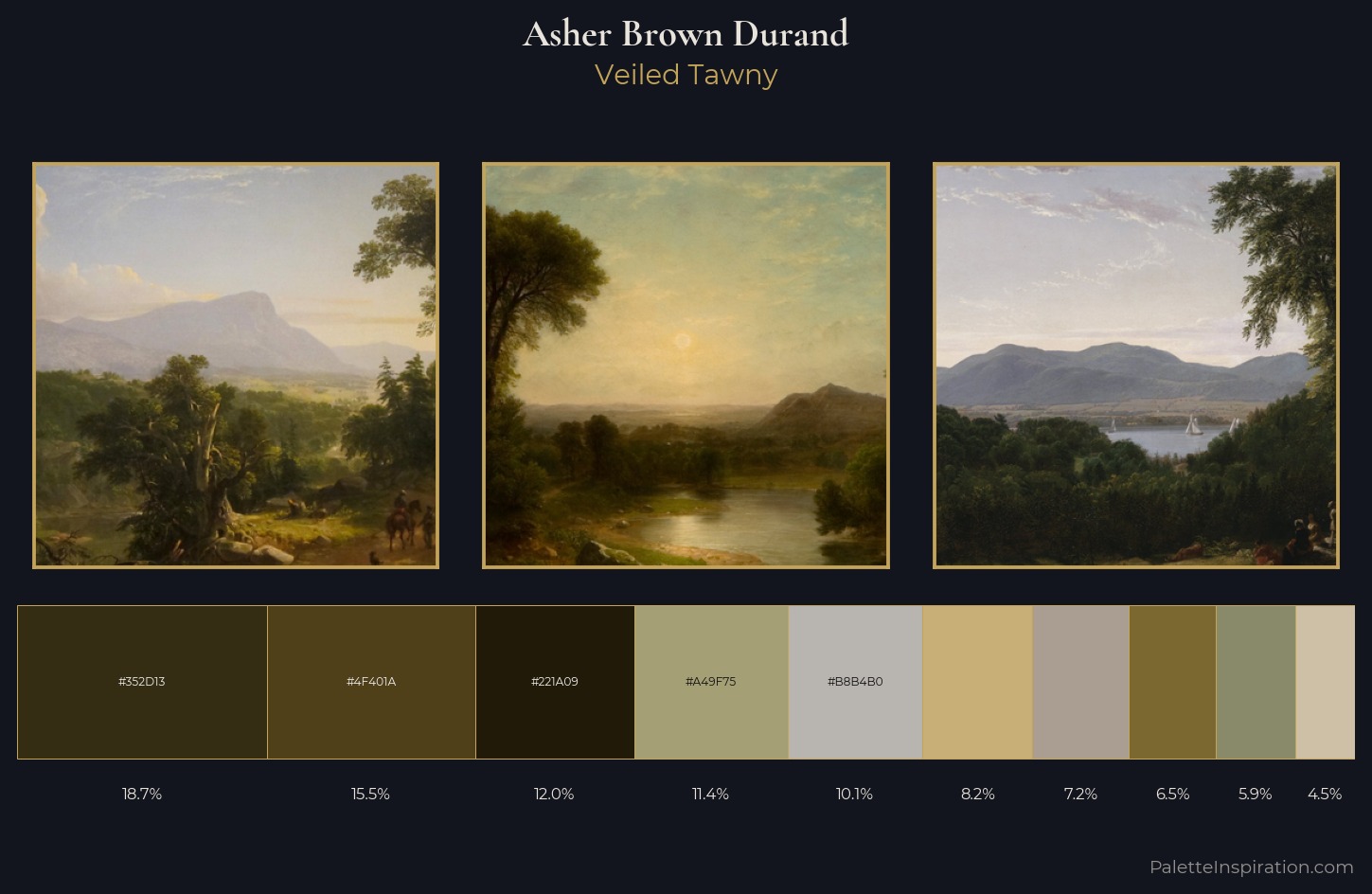 Asher Brown Durand Palette 6 — Veiled Tawny