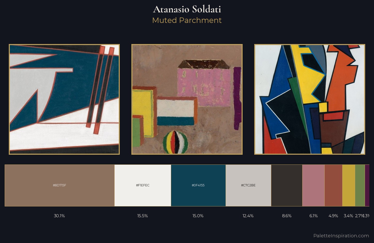 Atanasio Soldati Palette 1 — Muted Parchment