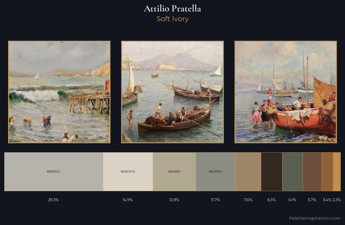 Attilio Pratella Palette 3 — Soft Ivory