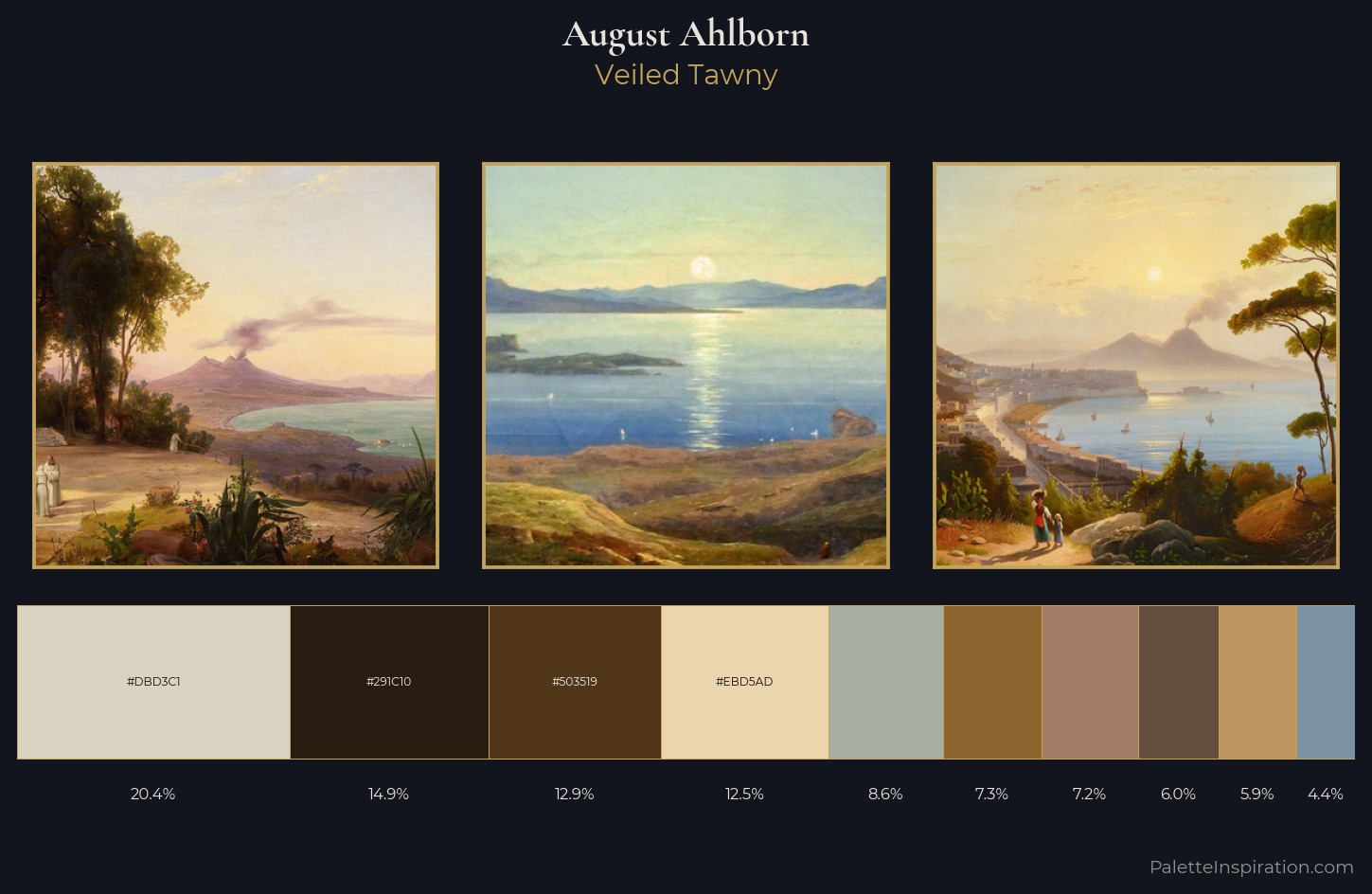 August Ahlborn Palette 3 — Veiled Tawny