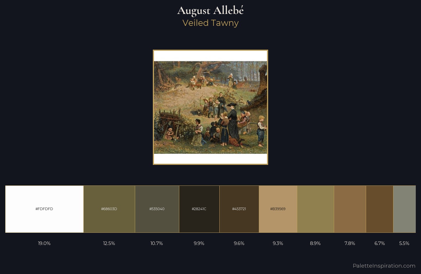 August Allebé Palette 2 — Veiled Tawny