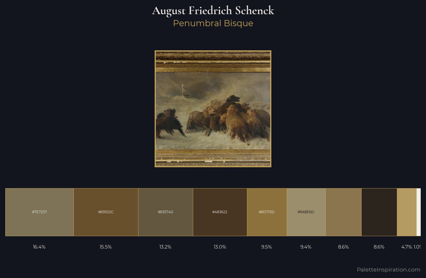 August Friedrich Schenck Palette 2 — Penumbral Bisque