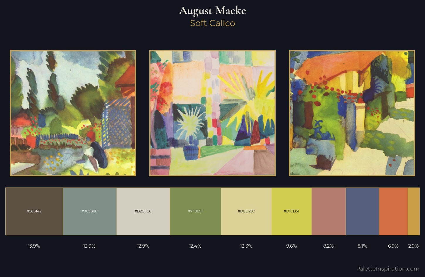 August Macke Palette 1 — Soft Calico