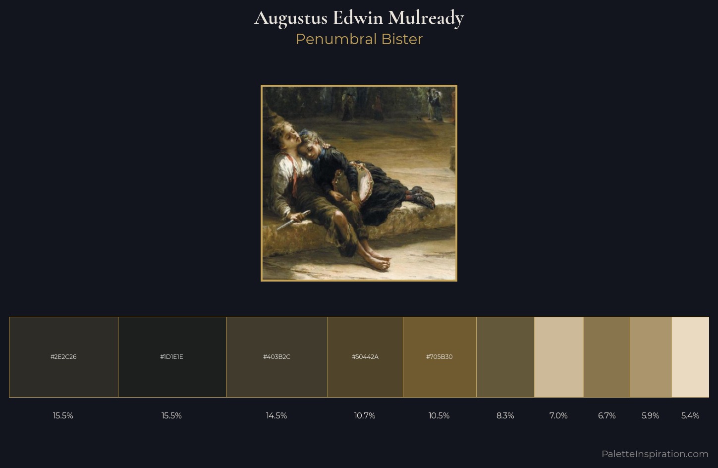 Augustus Edwin Mulready Palette 3 — Penumbral Bister