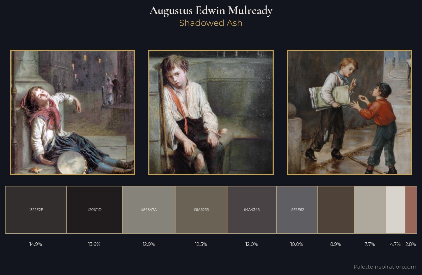 Augustus Edwin Mulready Palette 4 — Shadowed Ash
