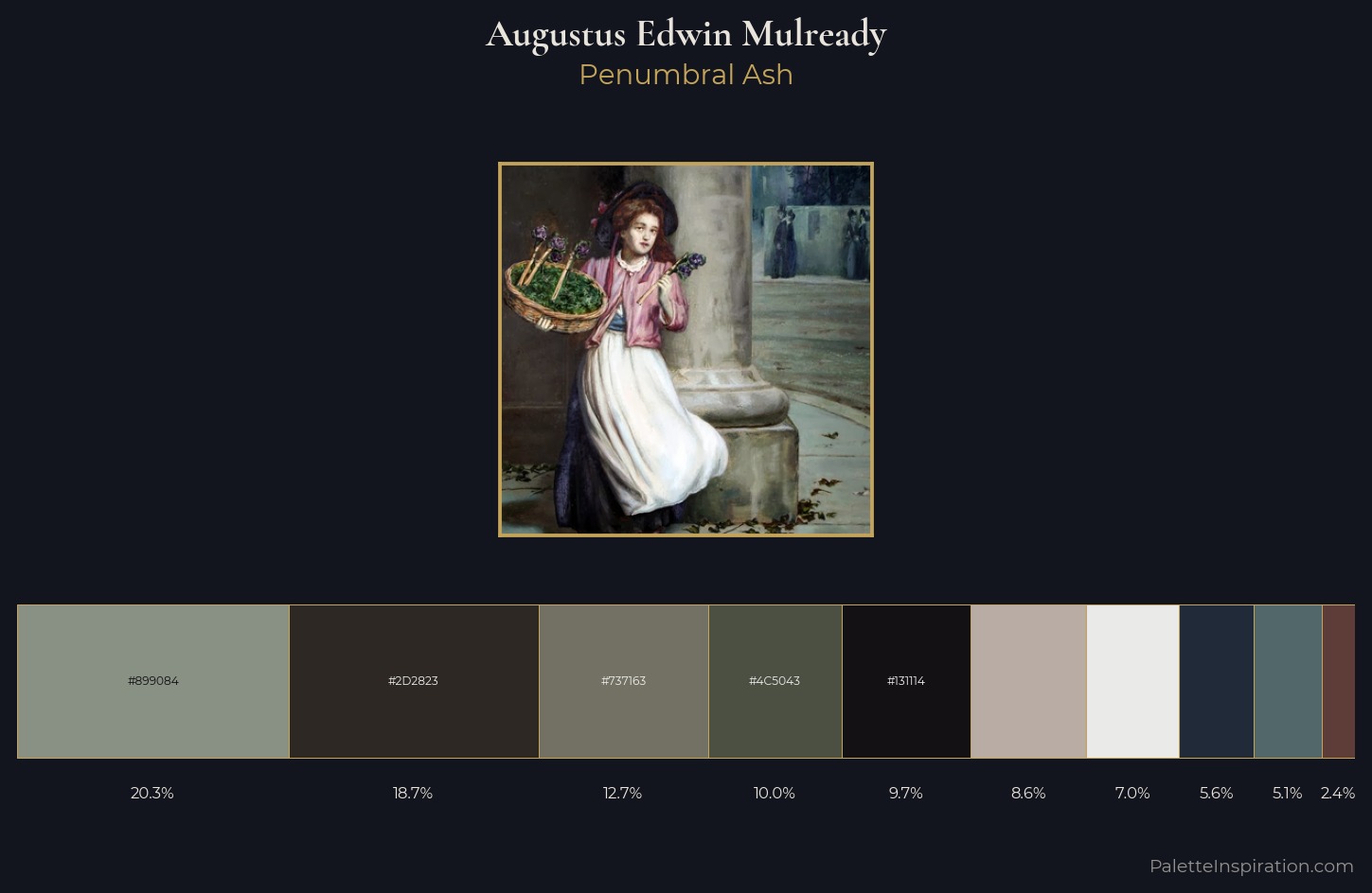 Augustus Edwin Mulready Palette 6 — Penumbral Ash