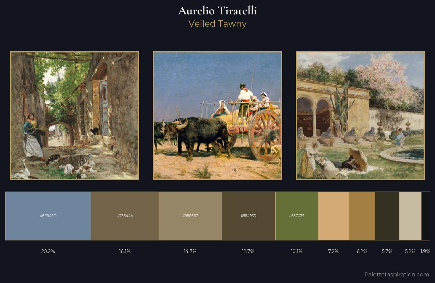 Aurelio Tiratelli Palette 2 — Veiled Tawny