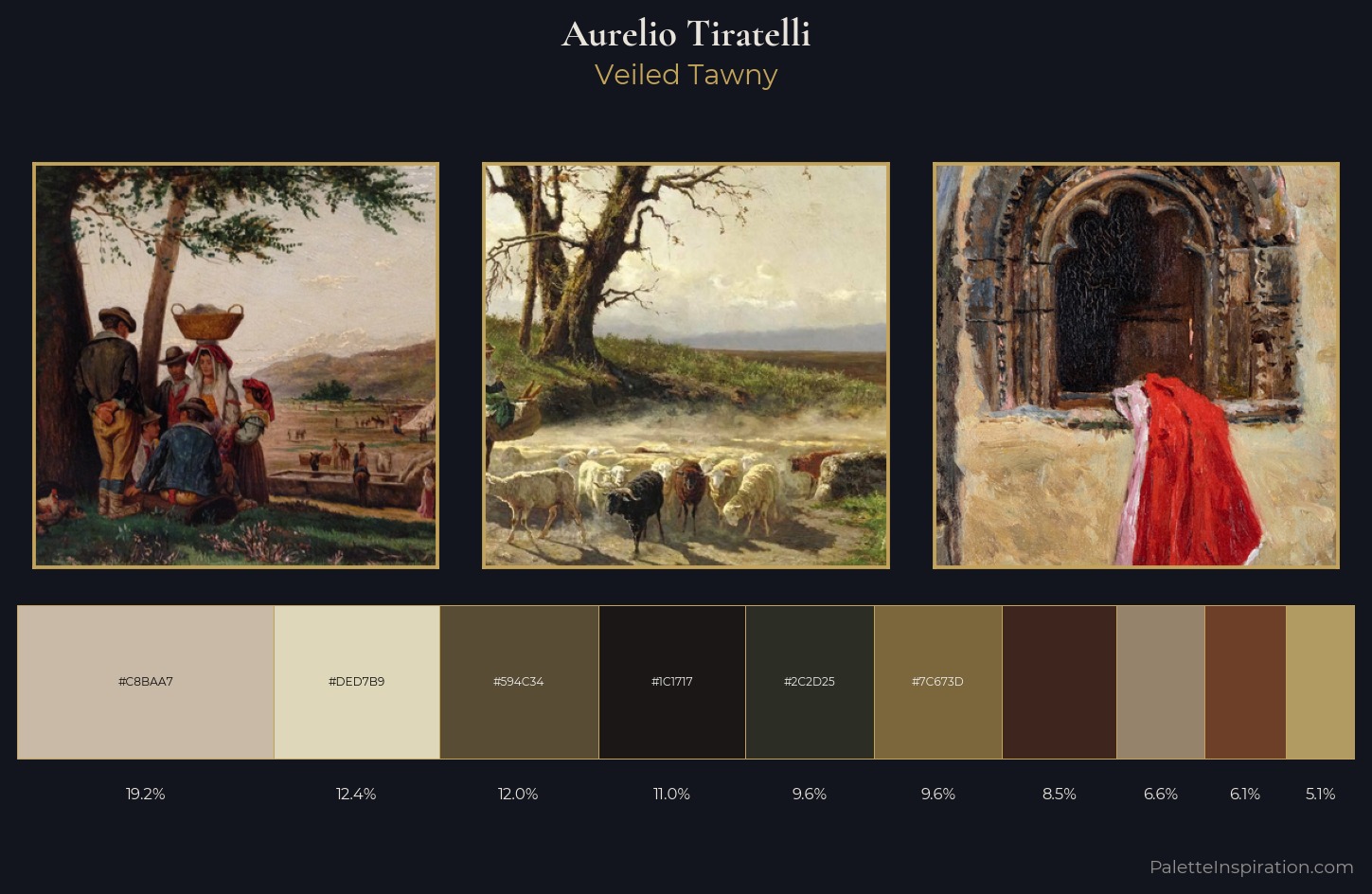 Aurelio Tiratelli Palette 3 — Veiled Tawny