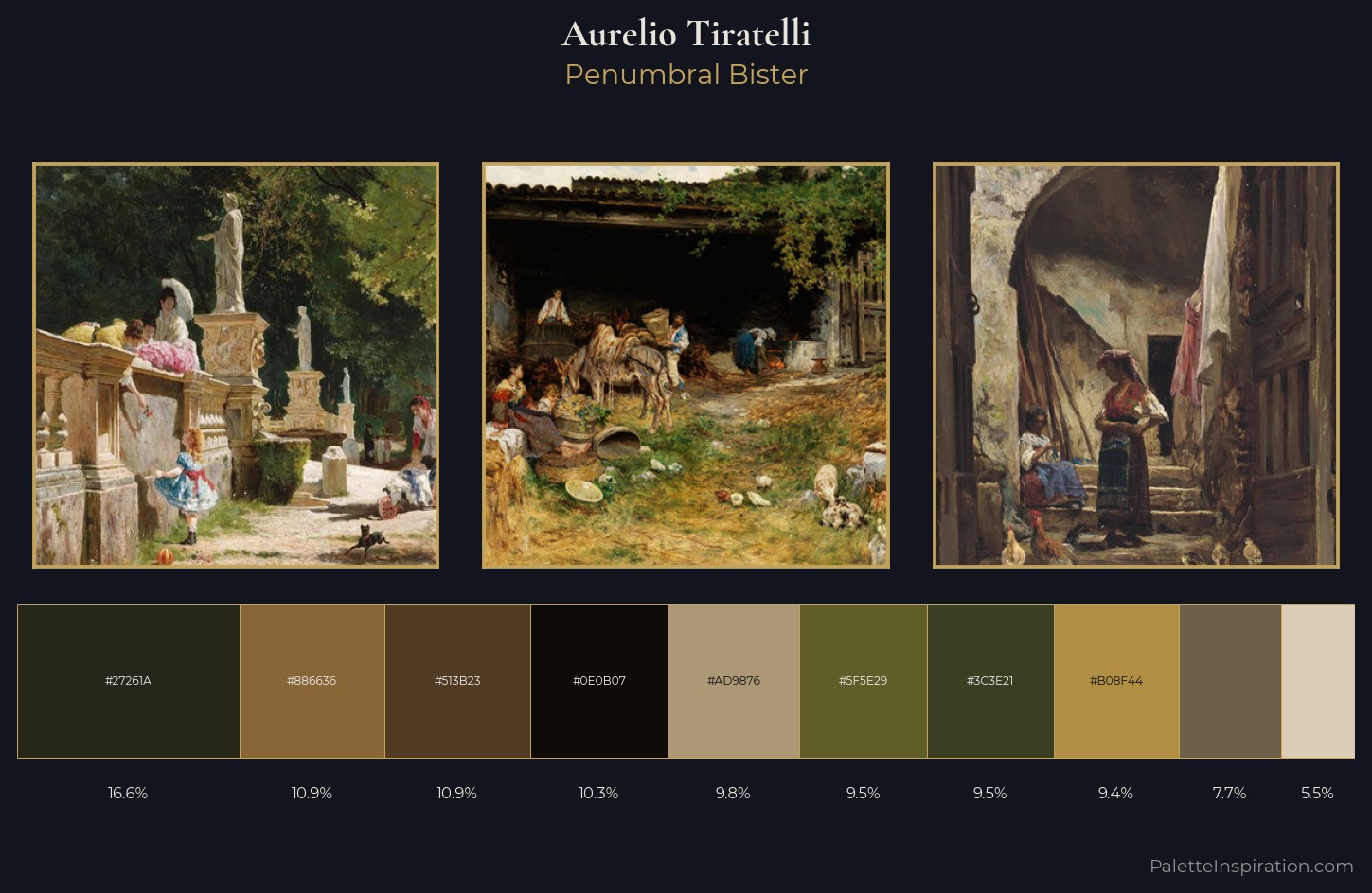Aurelio Tiratelli Palette 5 — Penumbral Bister