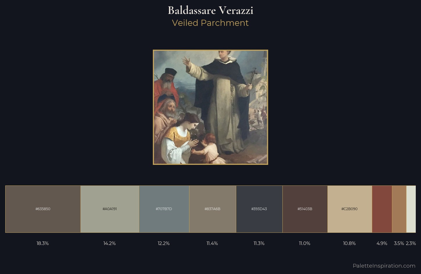 Baldassare Verazzi Palette 1 — Veiled Parchment