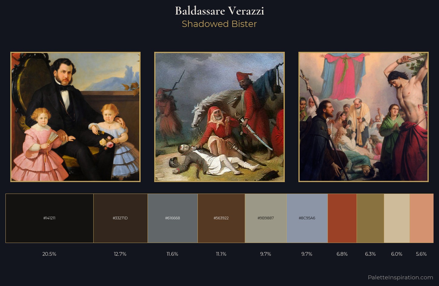 Baldassare Verazzi Palette 4 — Shadowed Bister