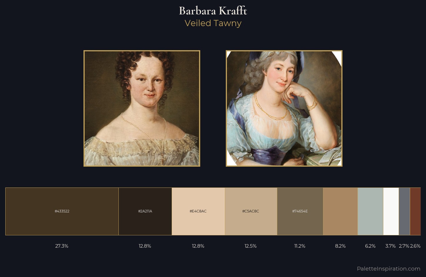 Barbara Krafft Palette 1 — Veiled Tawny
