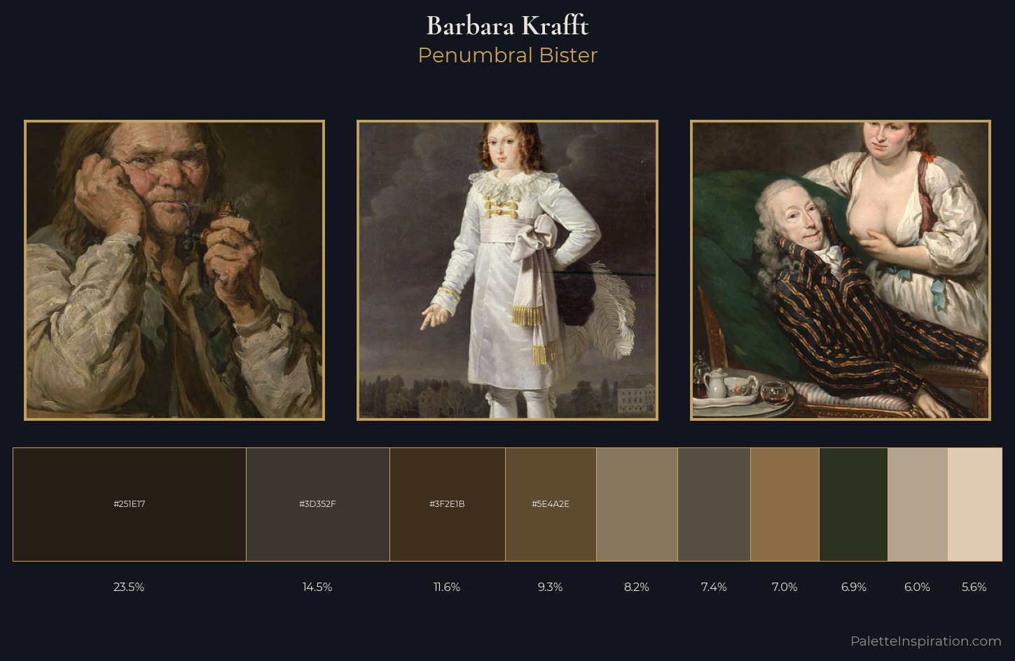 Barbara Krafft Palette 3 — Penumbral Bister