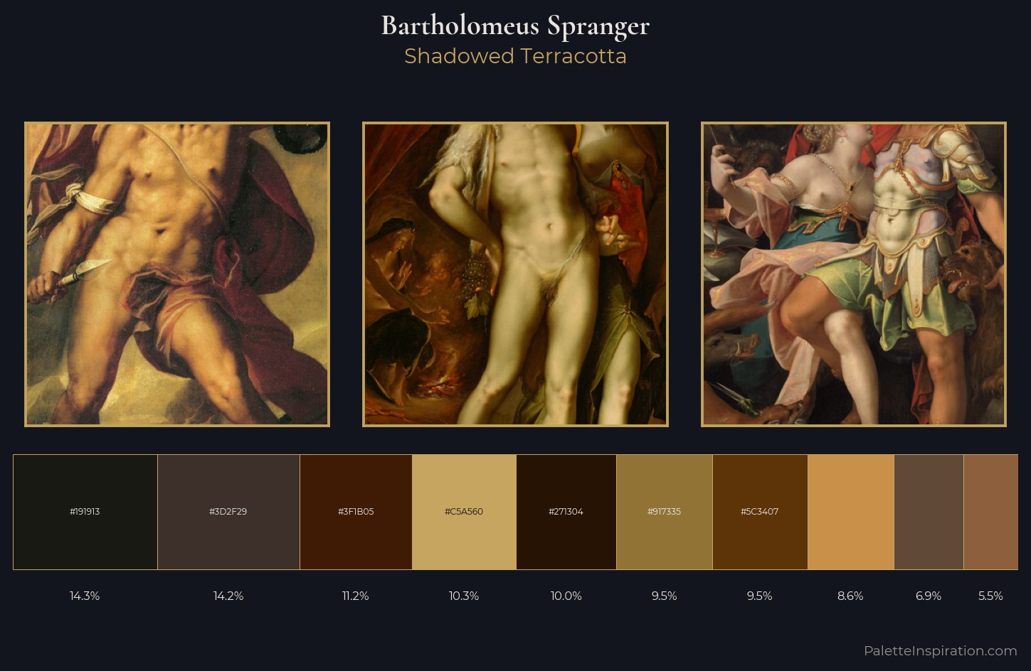 Bartholomeus Spranger Palette 8 — Shadowed Terracotta