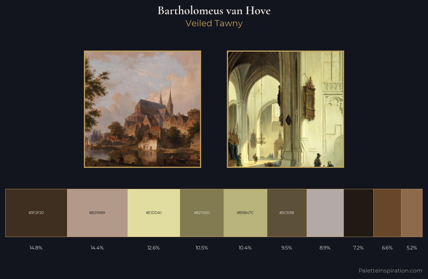Bartholomeus van Hove Palette 2 — Veiled Tawny