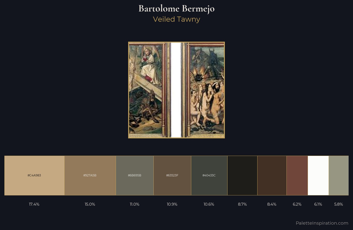 Bartolome Bermejo Palette 2 — Veiled Tawny