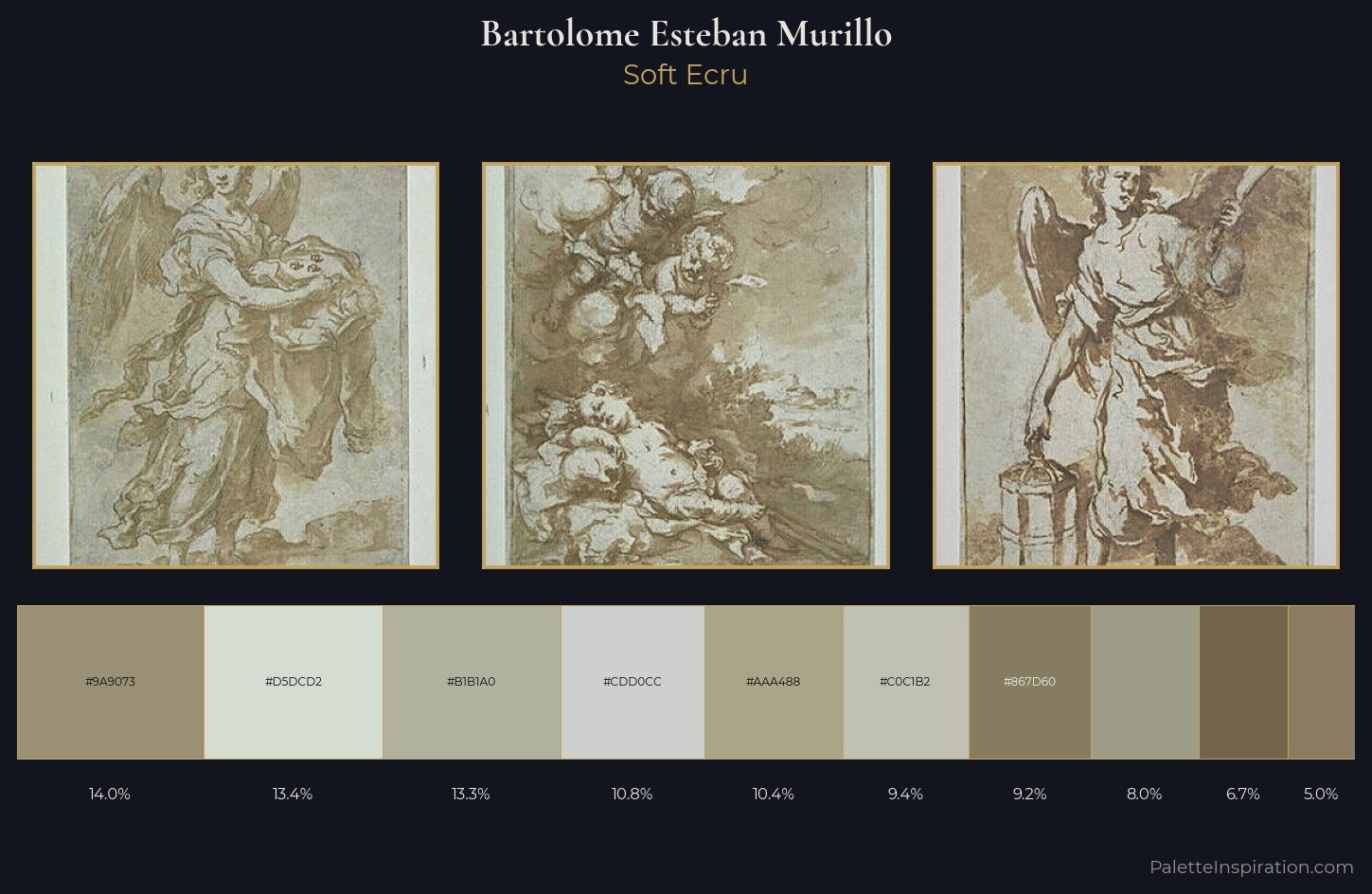 Bartolome Esteban Murillo Palette 1 — Soft Ecru