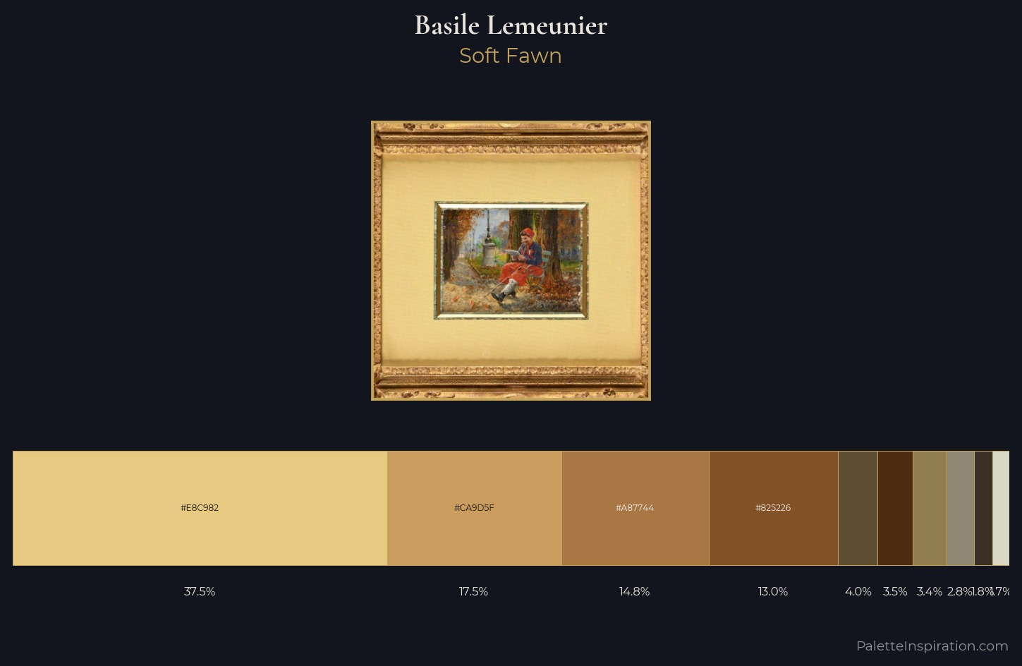 Basile Lemeunier Palette 2 — Soft Fawn