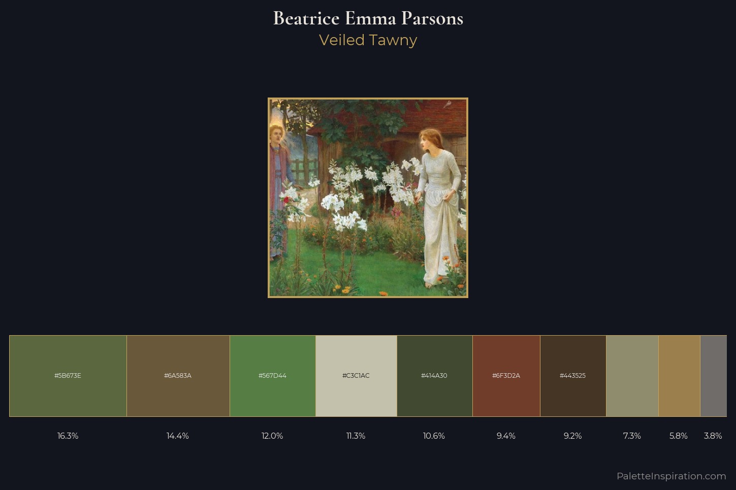 Beatrice Emma Parsons Master Palette — Veiled Tawny
