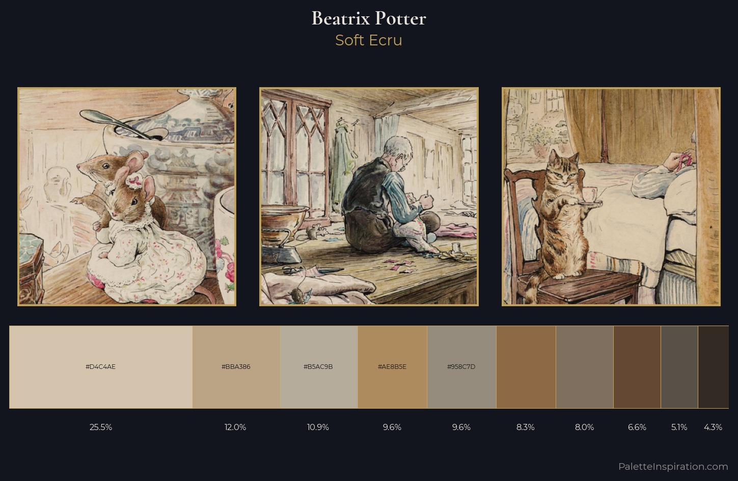 Beatrix Potter Palette 4 — Soft Ecru
