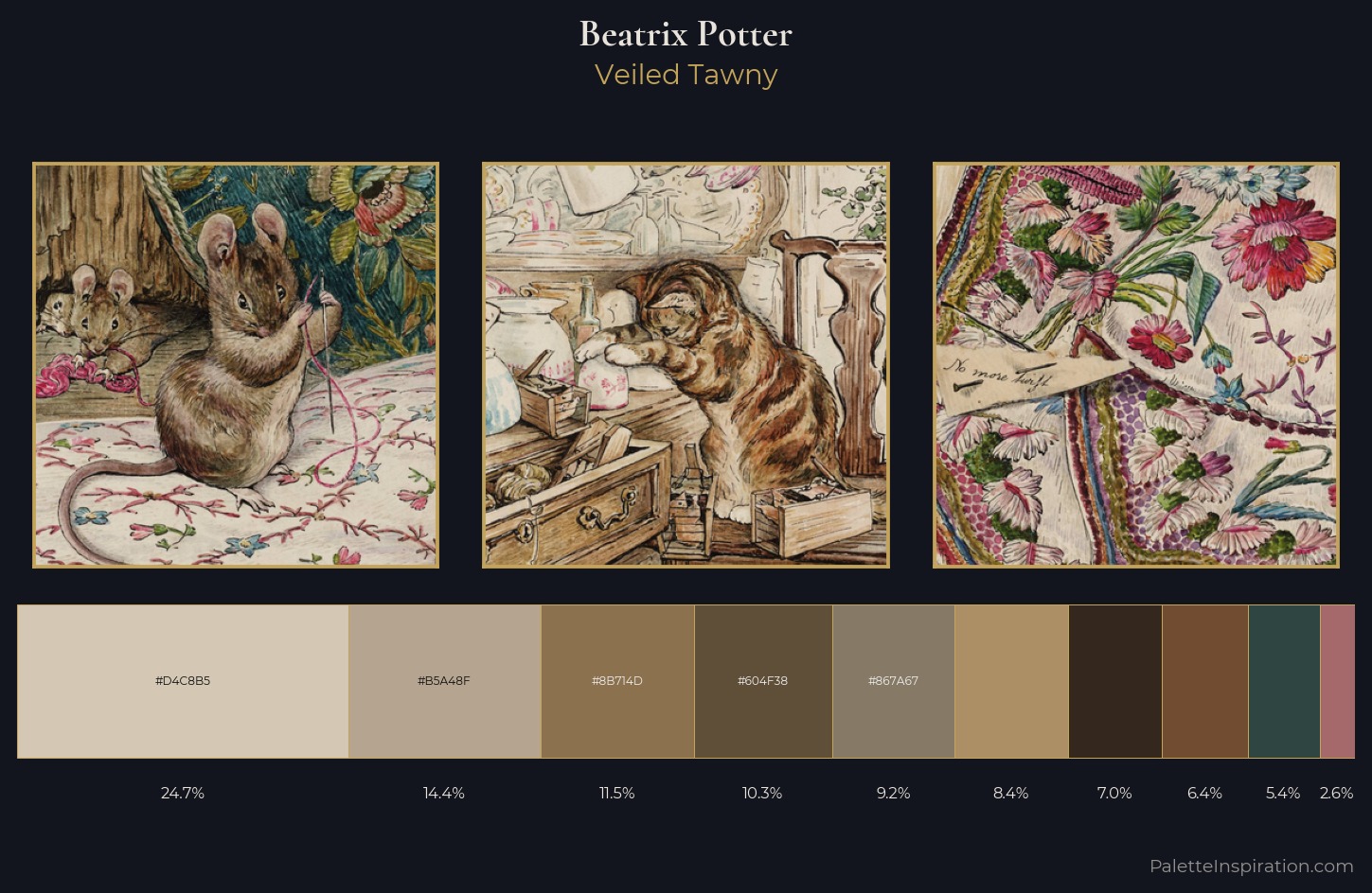 Beatrix Potter Palette 6 — Veiled Tawny