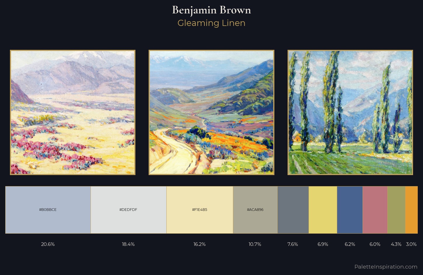 Benjamin Brown Palette 1 — Gleaming Linen