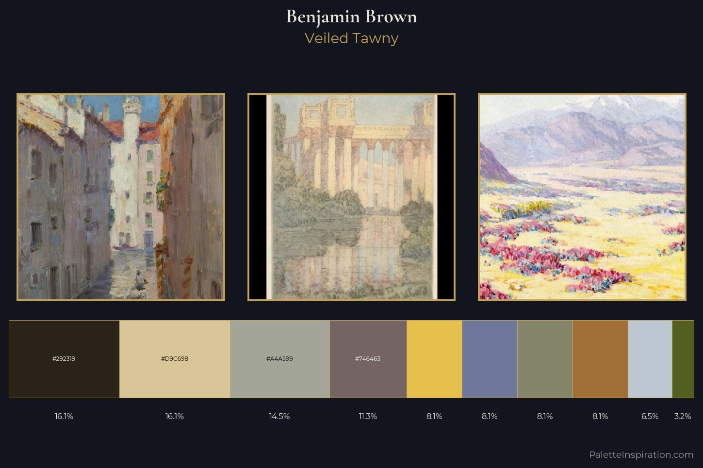 Benjamin Brown Master Palette — Veiled Tawny
