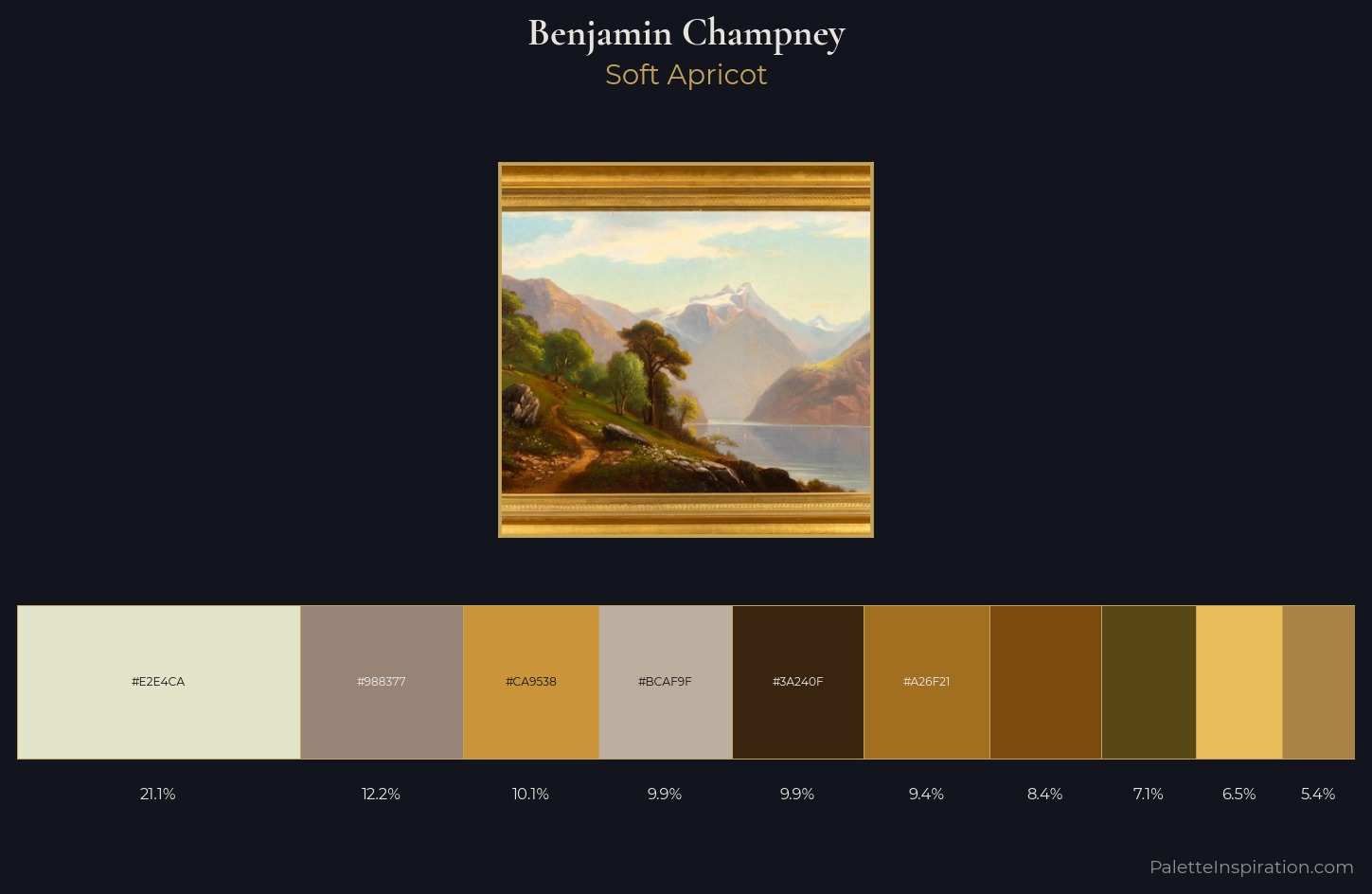 Benjamin Champney Palette 1 — Soft Apricot