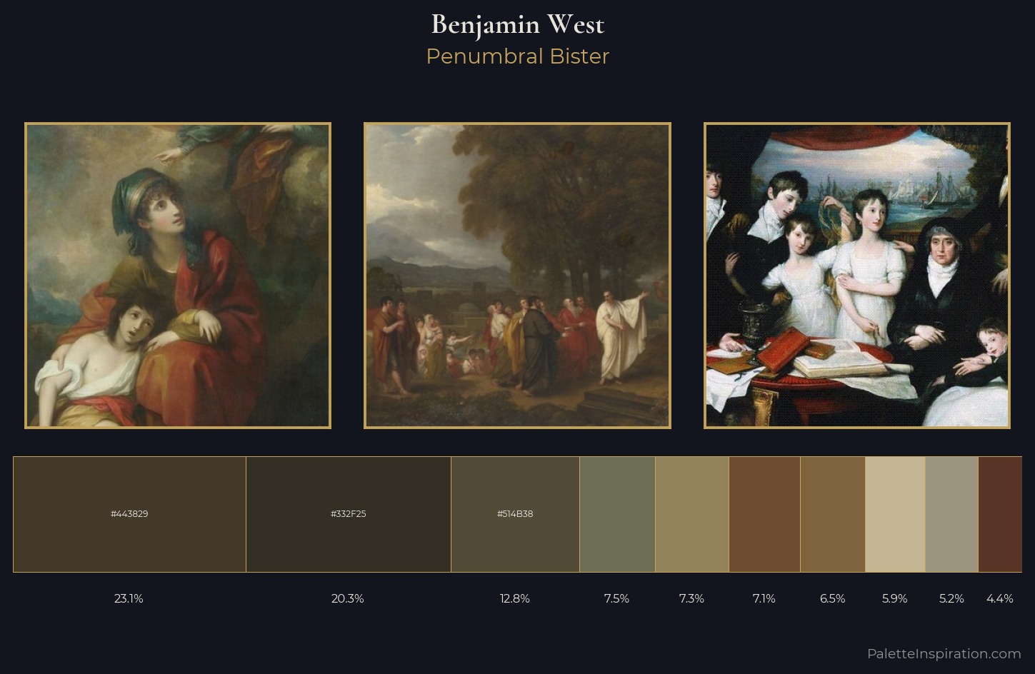 Benjamin West Palette 8 — Penumbral Bister