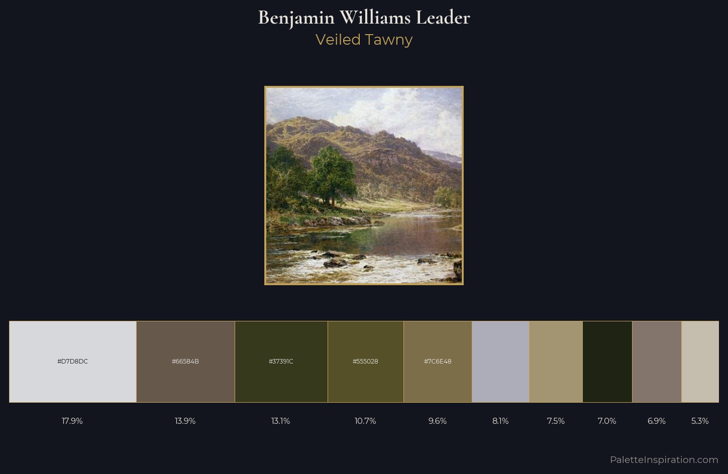 Benjamin Williams Leader Palette 1 — Veiled Tawny