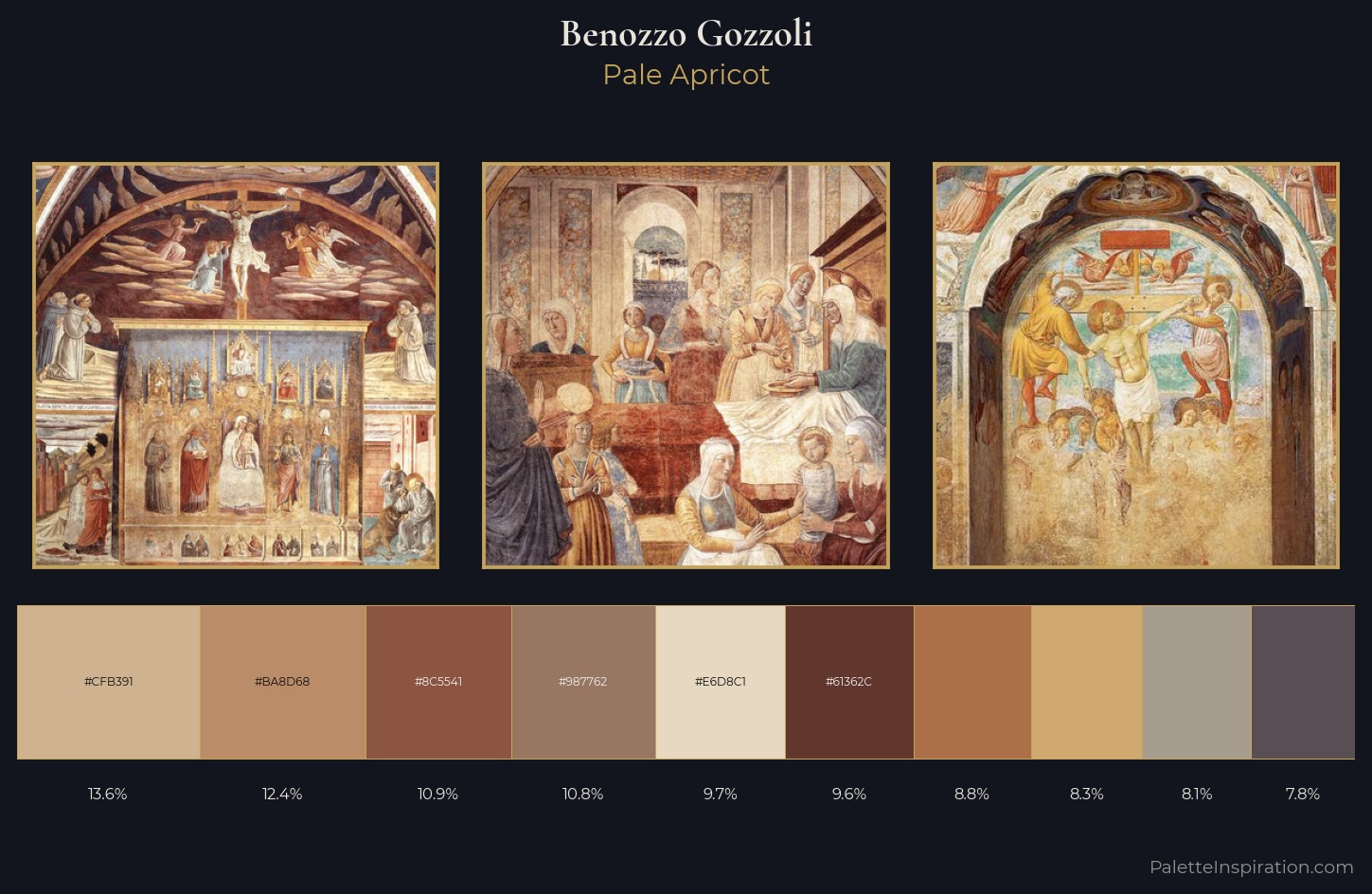 Benozzo Gozzoli Palette 2 — Pale Apricot