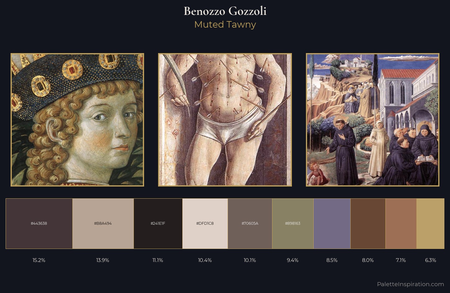 Benozzo Gozzoli Palette 11 — Muted Tawny