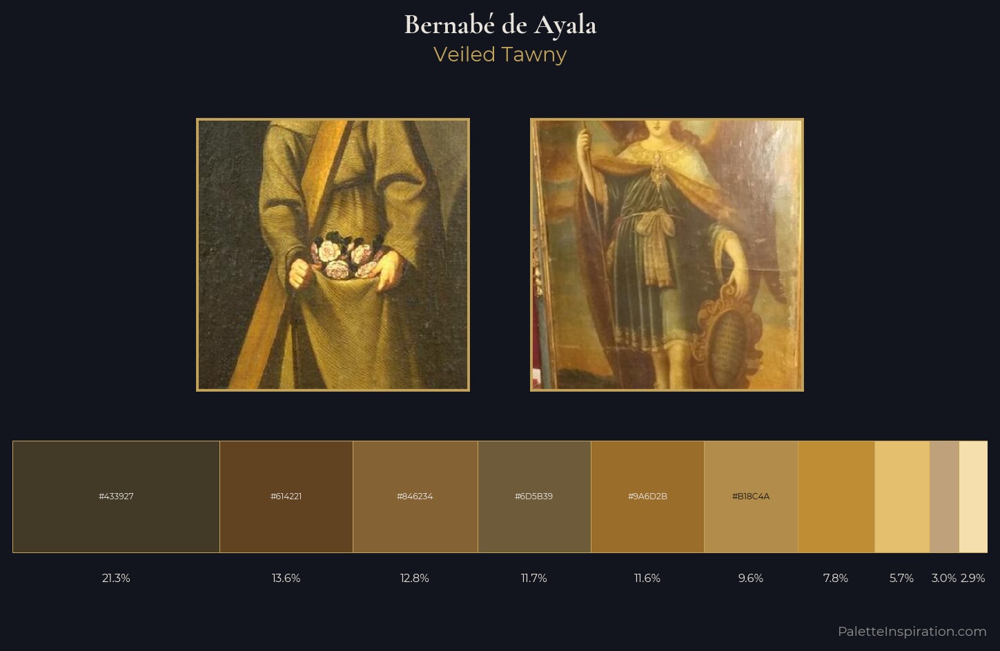 Bernabé de Ayala Palette 1 — Veiled Tawny