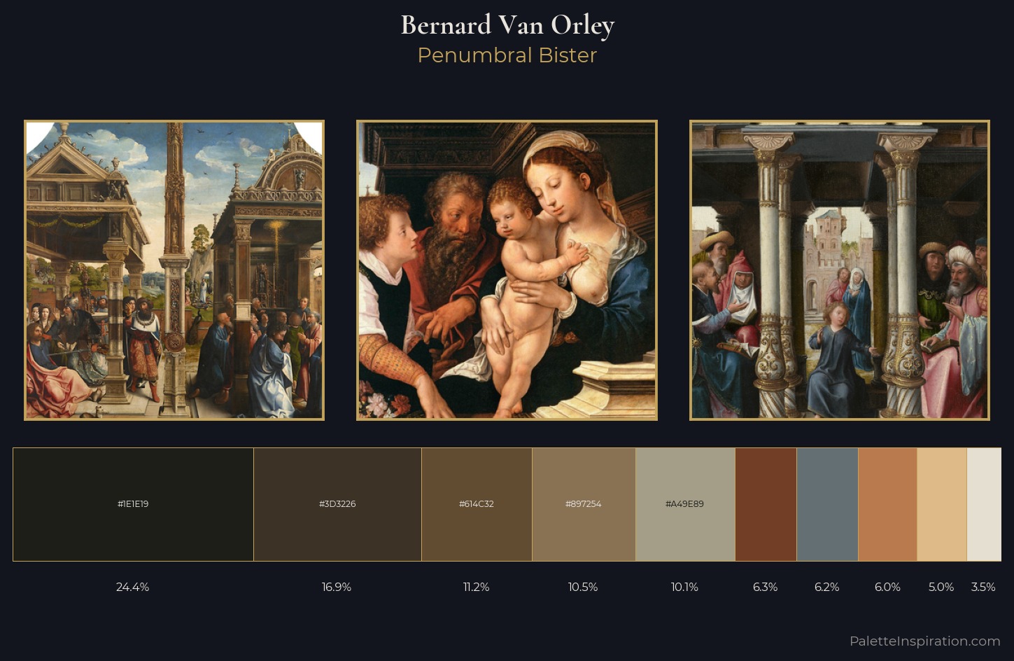 Bernard Van Orley Palette 4 — Penumbral Bister