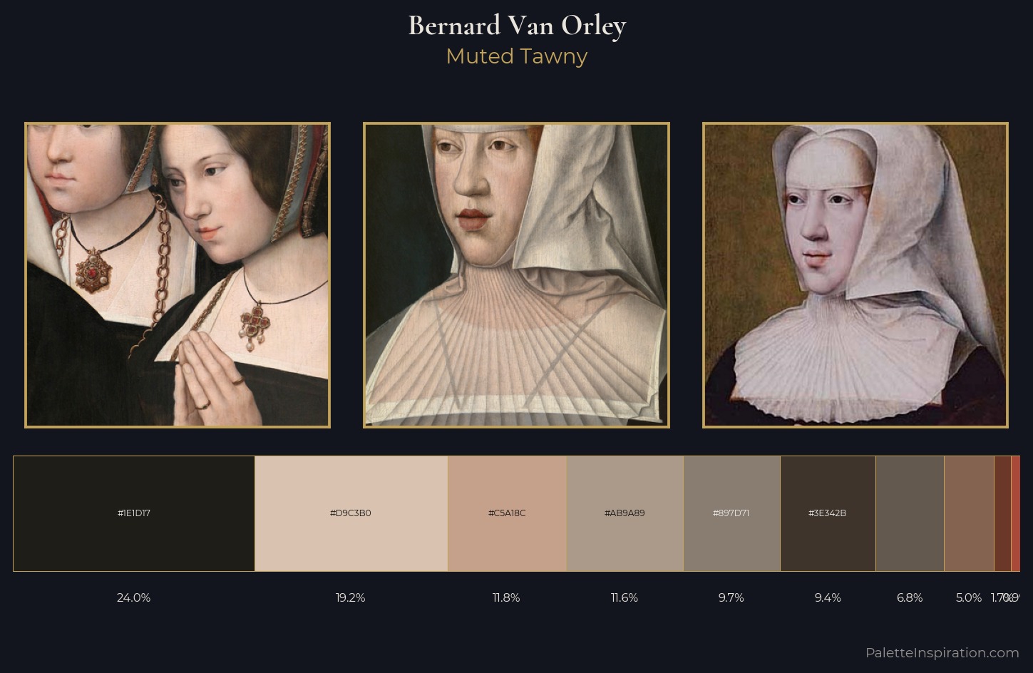 Bernard Van Orley Palette 5 — Muted Tawny