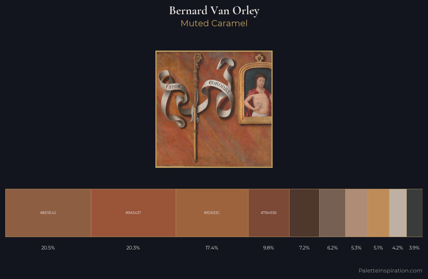 Bernard Van Orley Palette 7 — Muted Caramel