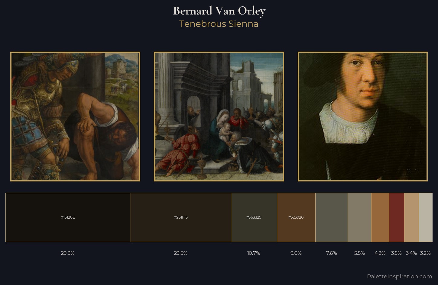 Bernard Van Orley Palette 9 — Tenebrous Sienna