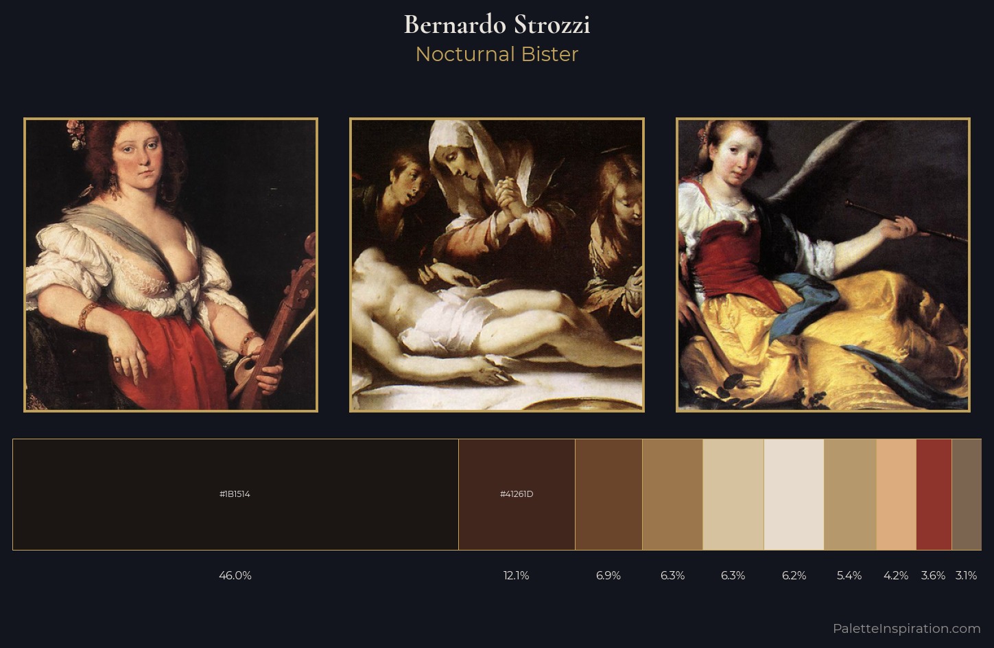 Bernardo Strozzi Palette 2 — Nocturnal Bister
