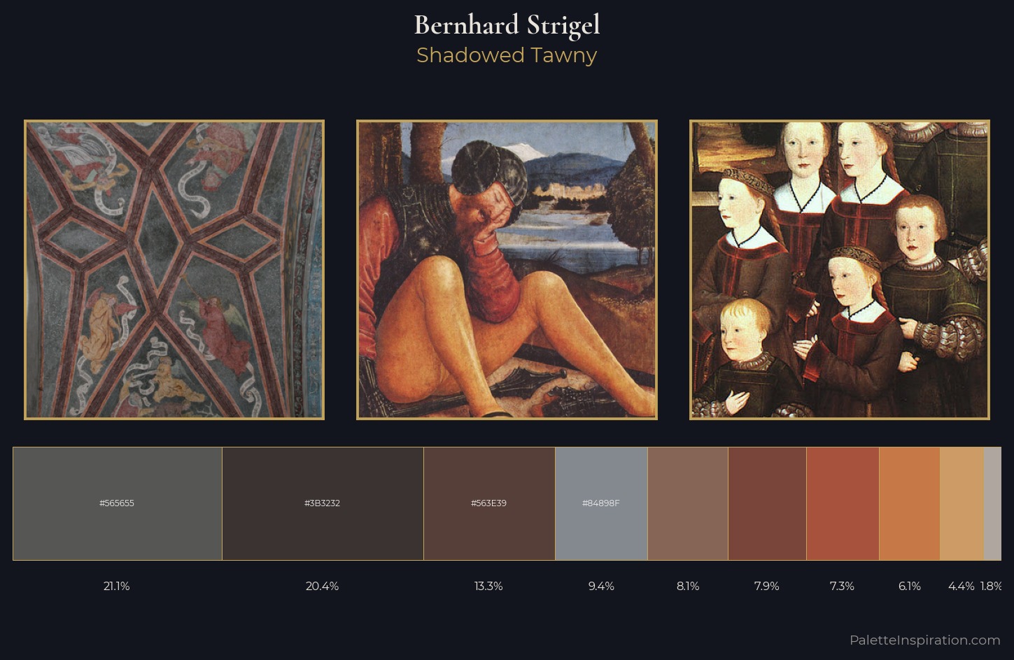 Bernhard Strigel Palette 3 — Shadowed Tawny