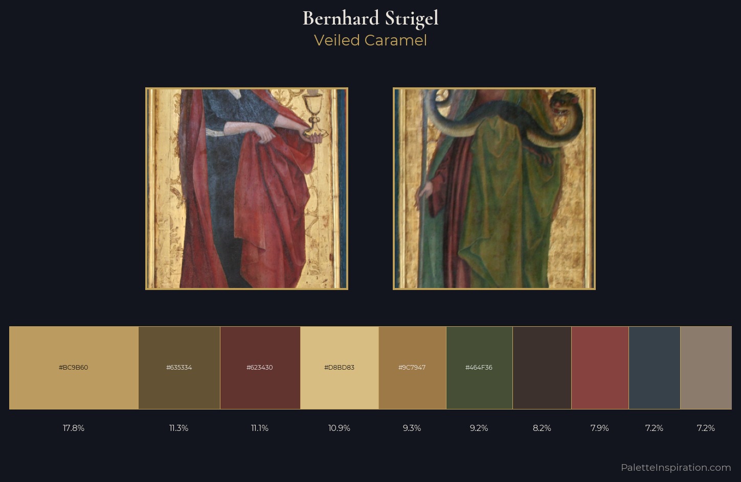 Bernhard Strigel Palette 4 — Veiled Caramel