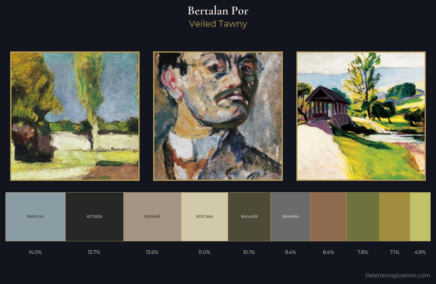 Bertalan Por Palette 2 — Veiled Tawny