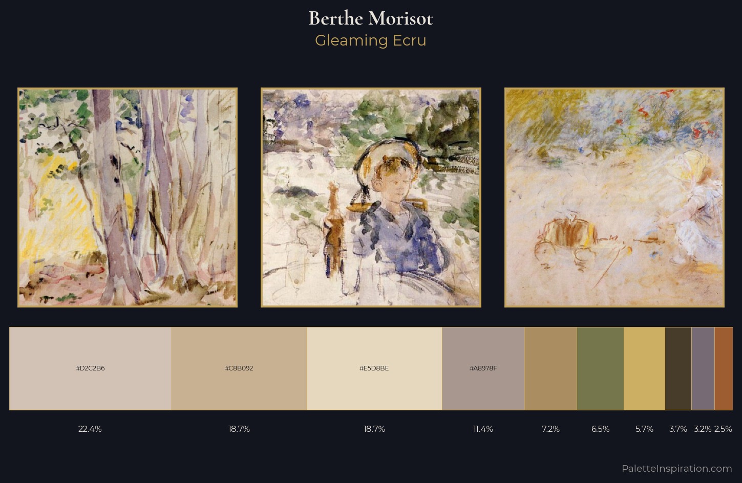 Berthe Morisot Palette 3 — Gleaming Ecru