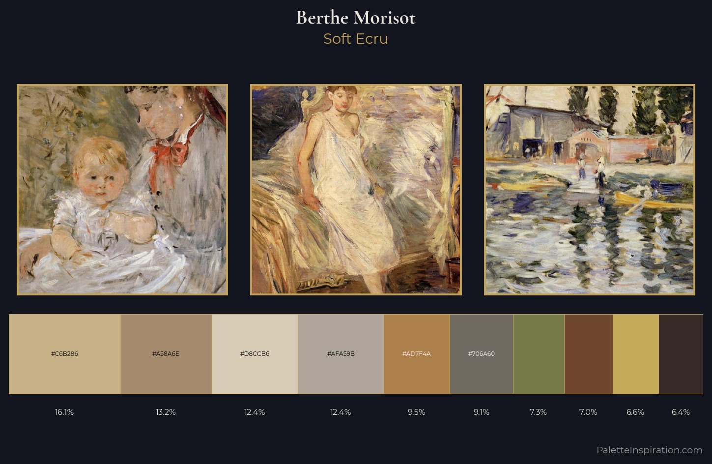 Berthe Morisot Palette 6 — Soft Ecru