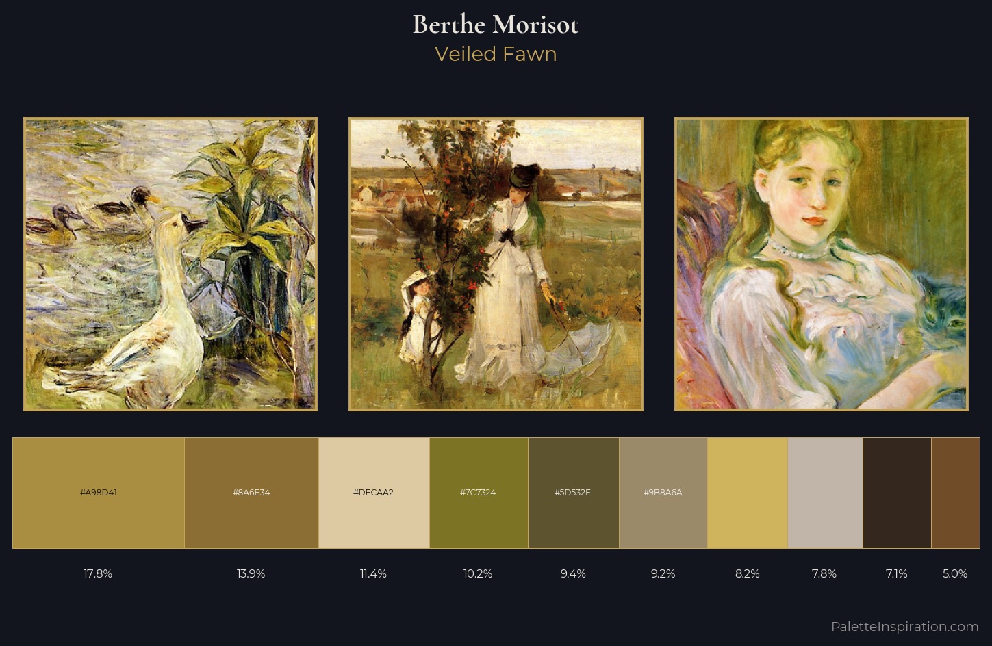 Berthe Morisot Palette 9 — Veiled Fawn